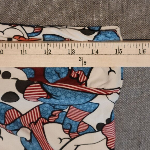 LuLaRoe TC Tall & Curvy Women’s Plus Leggings Red Snowman Christmas - Picture 8 of 16
